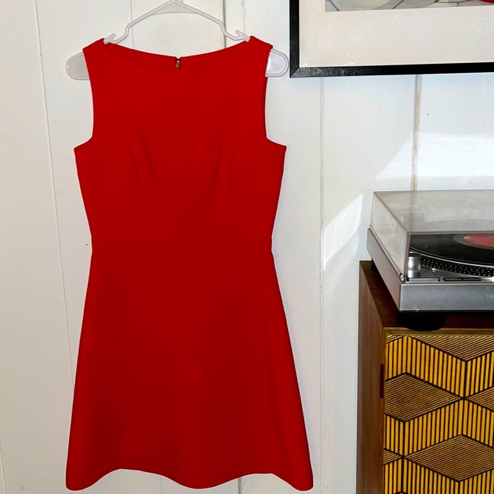 Kate Spade Bright Red Knee Length Dress